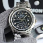 Rolex Datejust Replica with Black Dial Fake 8205 Movement 316L Steel 42mm Stainless Steel Strap Watch